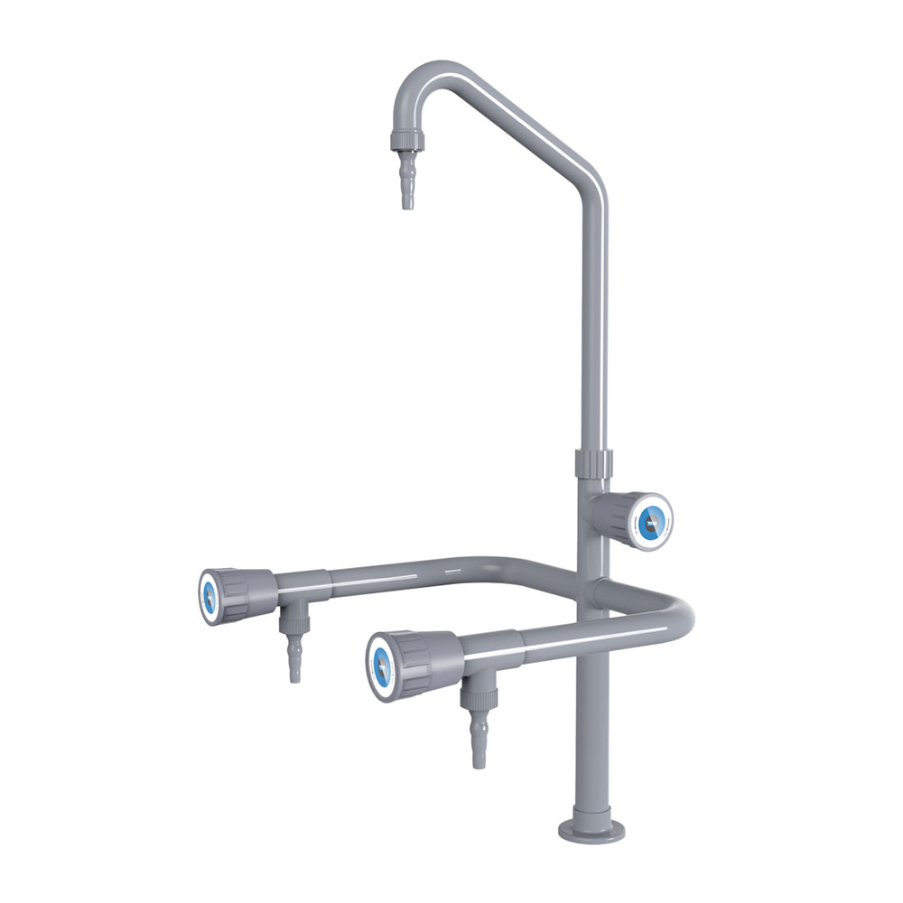 Three laboratory faucets KA 1-7