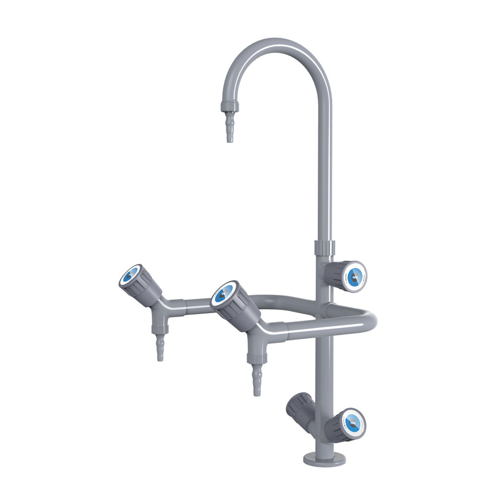 Three hot and cold testing faucets KA 1-2