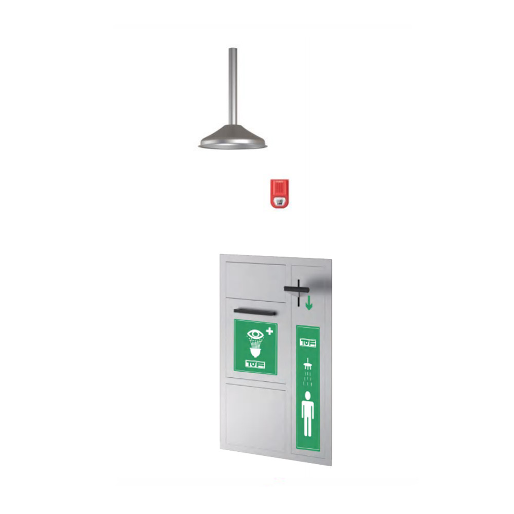Embedded emergency eye wash device KC 20