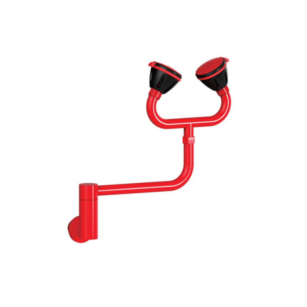Wall mounted dual mouth eye wash KC 3-2